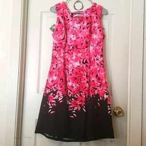 Peter nygard stretchy pink dress